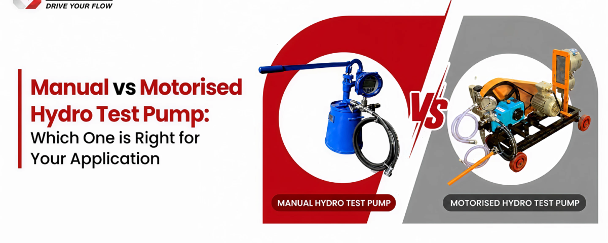 Manual vs Motorised Hydro Test Pump